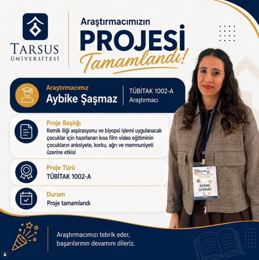 Tebrik - YL Öğrencimiz Aybike ŞAŞMAZ