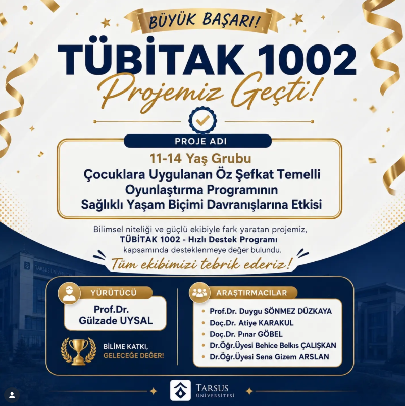 TÜBİTAK 1002 Projemiz Geçti!