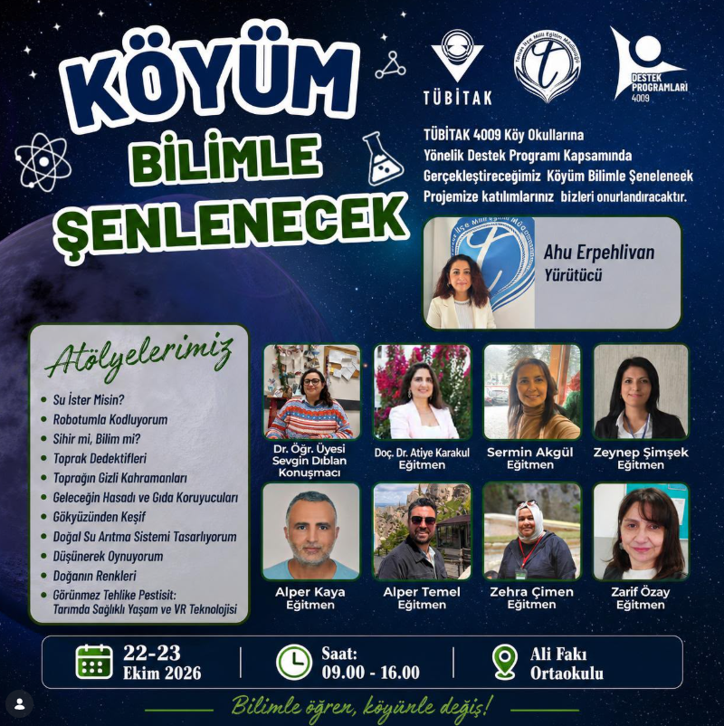 Tebrik - Bölüm Başkanımız Doç. Dr. Atiye Karakul